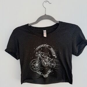 Stellar Moto constellation crop top size Small color charcoal